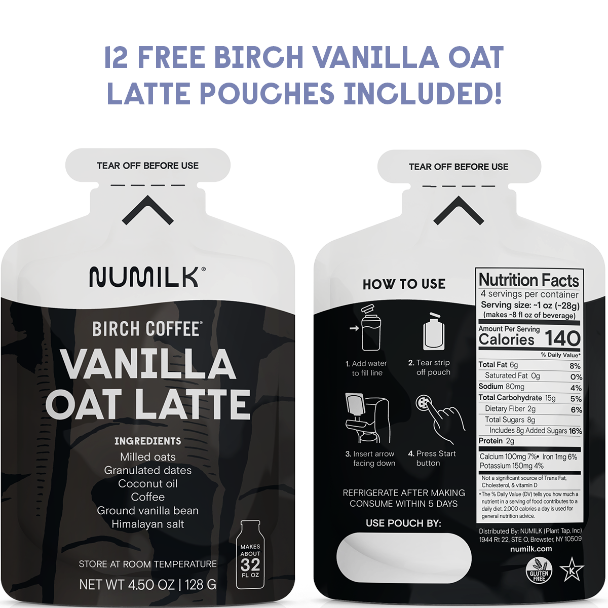 Numilk x Birch Home Machine & Latte Bundle